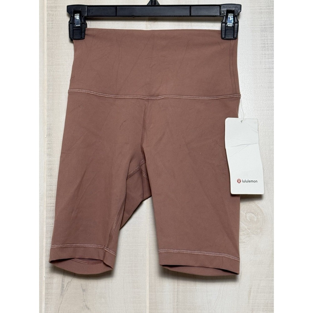 Lululemon Wunder Train High Rise Shorts Women's Size 4 Spiced Chai 6" NWT